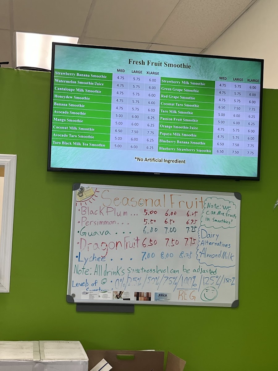 SHAKA SHAKA TEA HOUSE Menu - Image 1